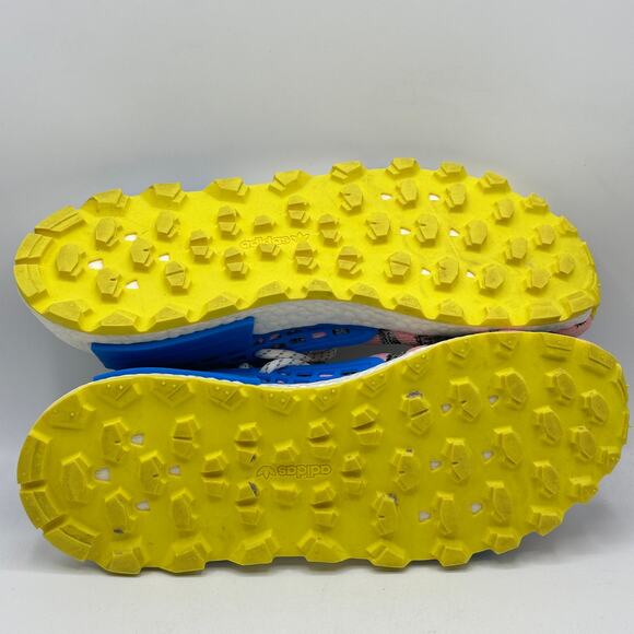 ADIDAS x PHARRELL NMD Human Race Trail Solar Pack Mother Land Sneakers Sz 10.5 - Picture 6 of 7